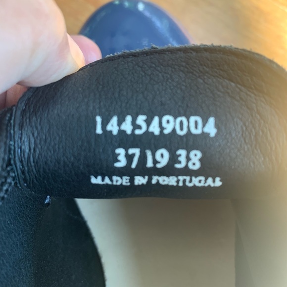 Bos&Co patent royal blue shoes - Picture 4 of 8